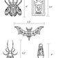 Monsters & Magic Stick & Stitch Embroidery Stabilizer - 5 Pack