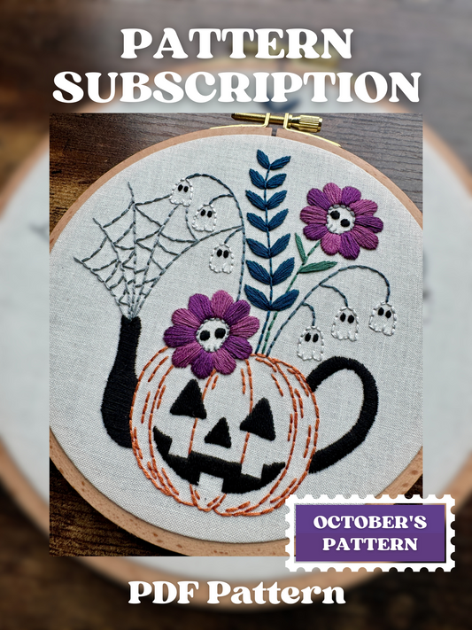 Monthly Digital Pattern Subscription – October